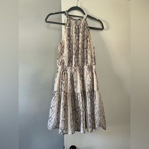 Snakeskin Pattern Dress